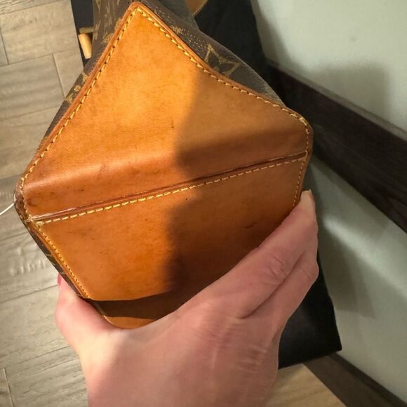 LOUIS VUITTON Cabas Piano Shoulder Bag Monogram Leather Brown - Picture 8 of 15